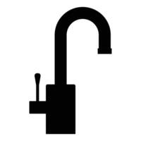 Faucet Icon Simple Design for Plumbing and Water Systems vector