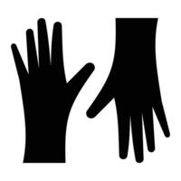 Pair of Protective Gloves on a White Background vector