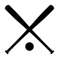 Classic Baseball Icon with Stitching and Simple Design vector