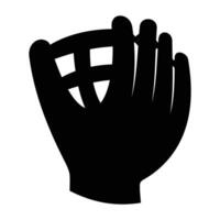 Classic Baseball Gloves with Detailed Stitching and Leather Texture vector