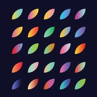 Gradient Color Pantone. Trend Colour Guide Palette Samples color palette for fashion designers, business, and paints colors company vector