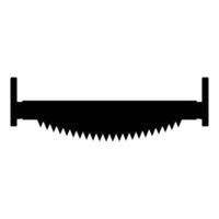 Modern Saw Icon for Construction and Woodworking Projects vector
