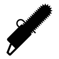 Modern Saw Icon for Construction and Woodworking Projects vector