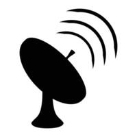 High-tech Radar Satellite Dish for Communication Networks vector