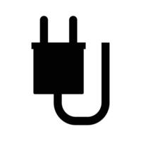Socket Plug Icon for Electrical and Power Connections vector