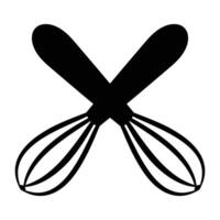 Whisk Icon for Cooking and Baking Tools vector