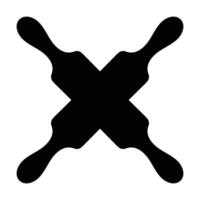 Rolling Pin Icon for Baking and Kitchen Tools Design vector