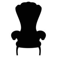 King's Chair Icon for Royalty and Luxury Designs vector
