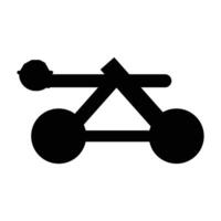 Medieval Catapult Icon for Historical and Battle Themes vector