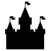 Castle Tower Icon for Medieval and Fantasy Themes vector