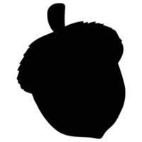 Acorn Icon for Nature and Autumn Themes vector