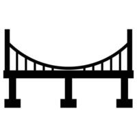Bridge Icon for Infrastructure and Engineering Designs vector
