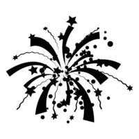 Fireworks Icon for Celebration and Festive Designs vector
