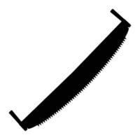 Modern Saw Icon for Construction and Woodworking Projects vector