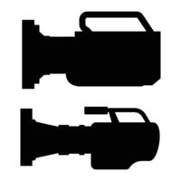Recorder Silhouette on a white Background vector