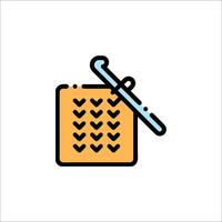 A checkbox with a pencil and a pencil vector