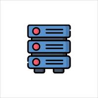 A server icon on a white background vector
