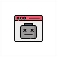 A battery icon on a computer screen vector