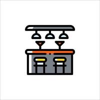 Bar icon, bar, bar counter, bar, bar counter, bar, bar counter, bar vector