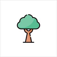 Tree icon illustration vector