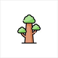 Tree icon illustration vector