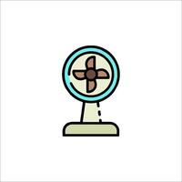 A fan icon on a white background vector
