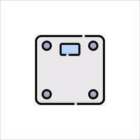 A square box with a blue square on it vector