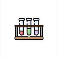 Test tube icon, laboratory, science, chemistry, science lab, science lab test tube icon, vector