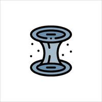 A spool of thread icon on a white background vector