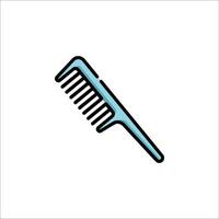 A comb icon on a white background vector