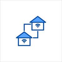 Home automation icon vector