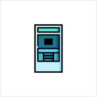 A computer icon on a white background vector