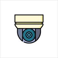 A security camera icon on a white background vector