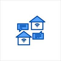 Home automation icon vector