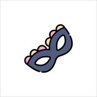 A mask icon on a white background vector