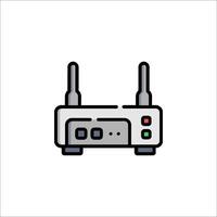 A router icon on a white background vector