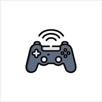 A game controller icon on a white background vector