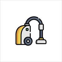 A vacuum cleaner icon on a white background vector