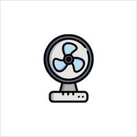 A fan icon on a white background vector