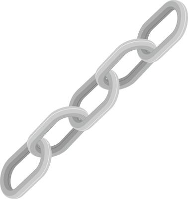 3D Isometric Chain Link