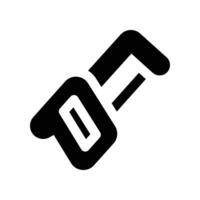 hacksaw icon. glyph icon for your website, mobile, presentation, and logo design. vector