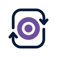 Exchange icon. dual tone icon for your website, mobile, presentation, and logo design. vector