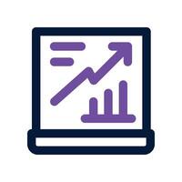 Profit icon. dual tone icon for your website, mobile, presentation, and logo design. vector
