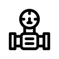 water meter icon. line icon for your website, mobile, presentation, and logo design. vector