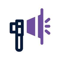 Megaphone icon. dual tone icon for your website, mobile, presentation, and logo design. vector