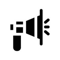 Megaphone icon. glyph icon for your website, mobile, presentation, and logo design. vector