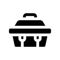 toolbox icon. glyph icon for your website, mobile, presentation, and logo design. vector