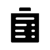Menu icon. glyph icon for your website, mobile, presentation, and logo design. vector