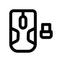 Mouse icon. line icon for your website, mobile, presentation, and logo design. vector