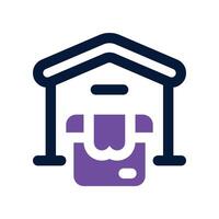 home delivery icon. dual tone icon for your website, mobile, presentation, and logo design. vector